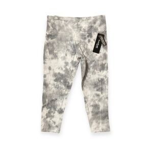BeBe Sport | NWT Women’s Light Gray Tie Dye Cropped Leggings